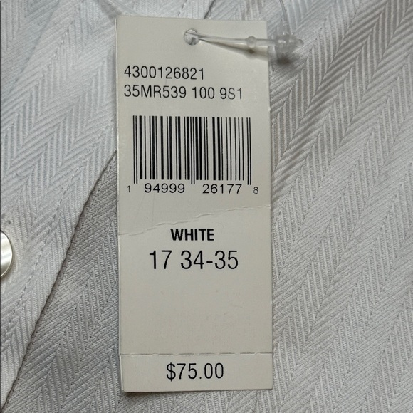 Michael Kors Crisp White Dress Shirt - Picture 5 of 8